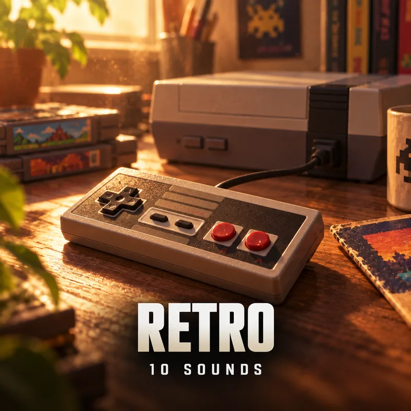 Retro Video Game pack artwork